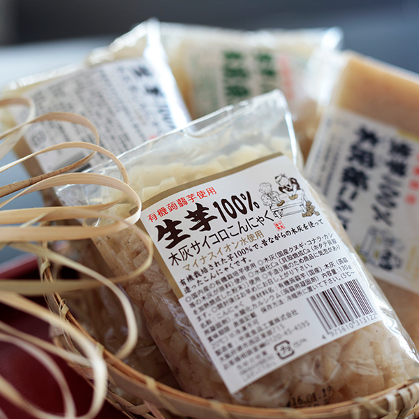 浪花の四代目蒟蒻屋「菊松」のコンニャク商品